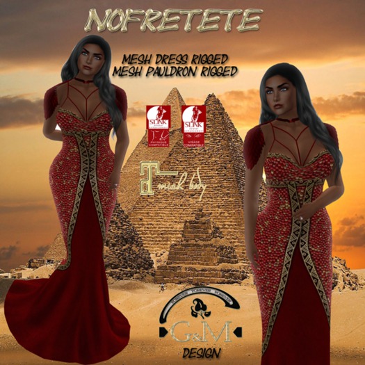 Nofretete Outfit Red