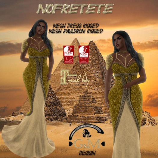Nofretete Outfit Gold