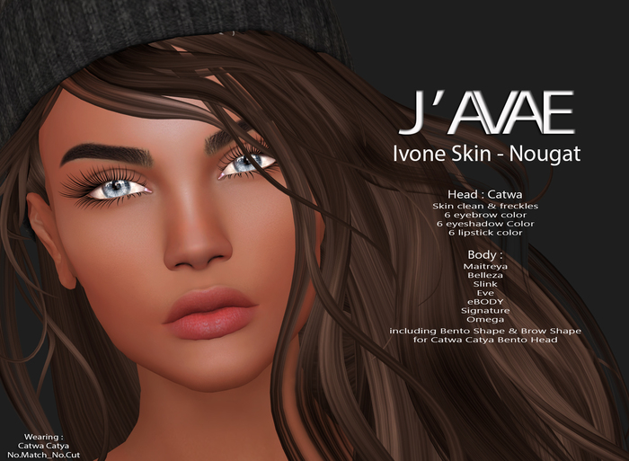 [J'AVAE] IVONE SKIN - NOUGAT