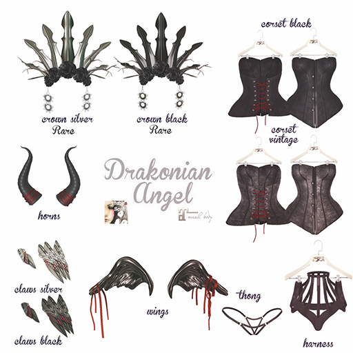 May's Soul - Drakonia Angel - Crown Black RARE