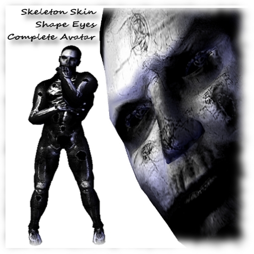 FaTaLiTy Skeleton Skin Complete Avatar Halloween Costume