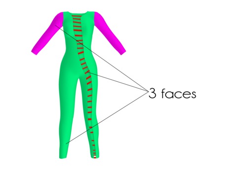 Second Life Marketplace - Full Body Suit With Gold Cutouts Maitreya