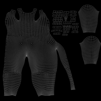 Second Life Marketplace - Full Body Suit With Gold Cutouts Maitreya