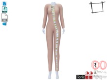 Dae Obj FBX Full Body Suit With Gold Cutouts Maitreya, Slink, Belleza, Tonic, Ocacin Satndard