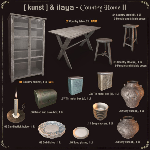 .02 [ kunst ] & [ILAYA] - Country table RARE