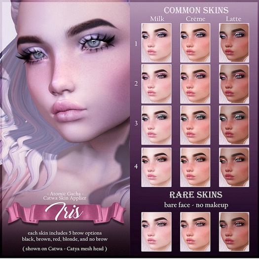 [Atomic] Gacha // Catwa Skin_Iris - Latte 2