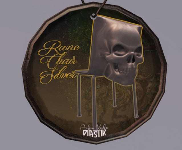 :[P]:- October Gothic Gatcha:// Rane Chair Silver