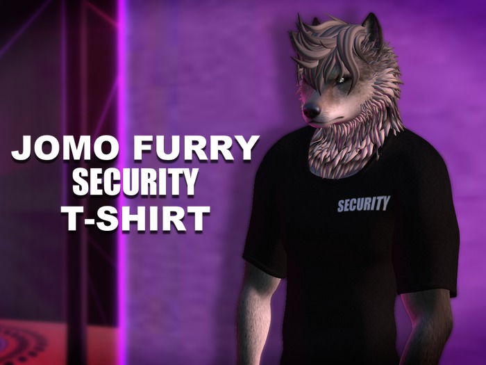 Wolfgang Lunar: JOMO Furry "Security"  T-Shirt [Box]