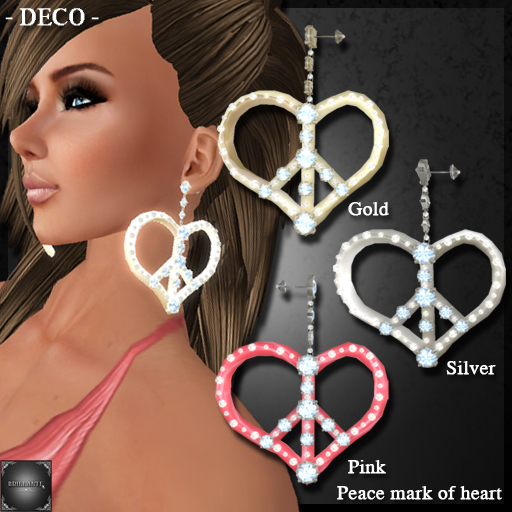::BRILLANTE:: -  Peace mark of heart FATPACK