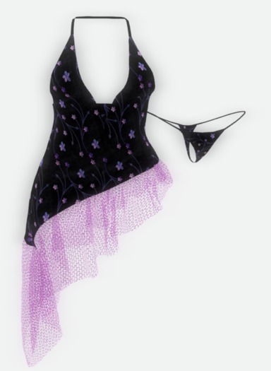 DRESS - LILAC FLOWER - MAITREYA B