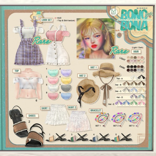 `M.BIRDIE / BonoBona look. Top1 Maitreya