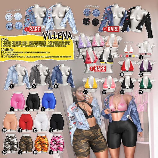  16. .:villena:. - (Maitreya) - Biker Short - Fuego Camo