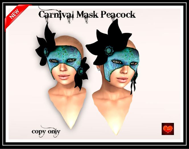 Carnival Mask peacock#