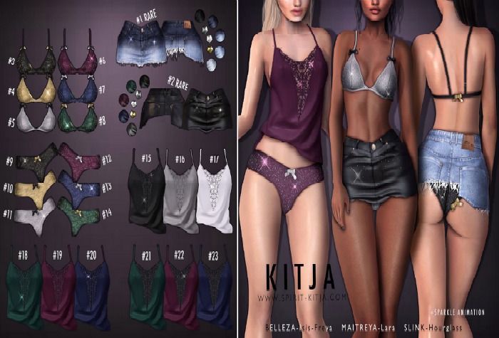 KITJA - Mirella Top #20 NAVY (Maitreya Lara)