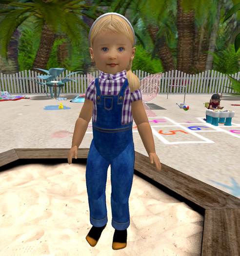 OVERALLS PURPLE G&L OUTFIT