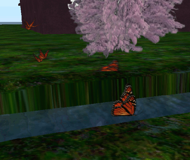 Second Life Marketplace Wind Blown Monarch Butterflies