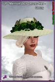 ~LP~Mayfair Lady Driving Hat (BOXED) Green