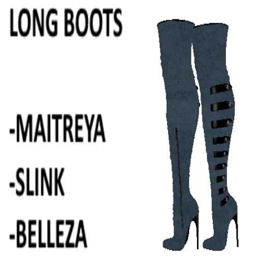 LONG BOOTS CINZA