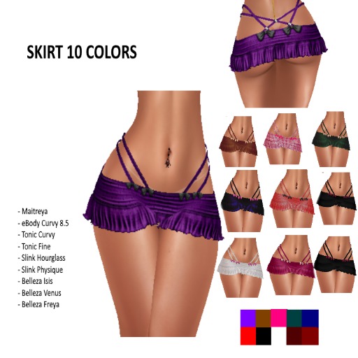 LD=SKIRT 10 COLORS