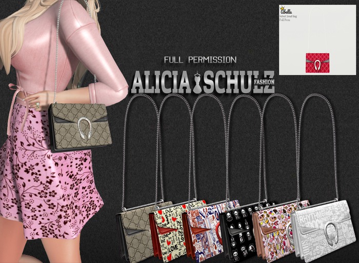 [ASFP] Texture for A-38 Velvet Small Bag SET 3