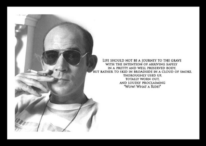 What a Ride!, Hunter Thompson