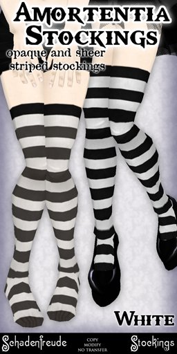 Schadenfreude White Amortentia Stockings