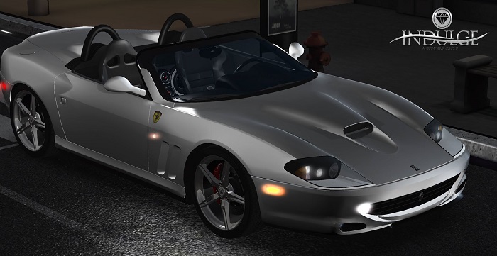 550 Barchetto platinum & black