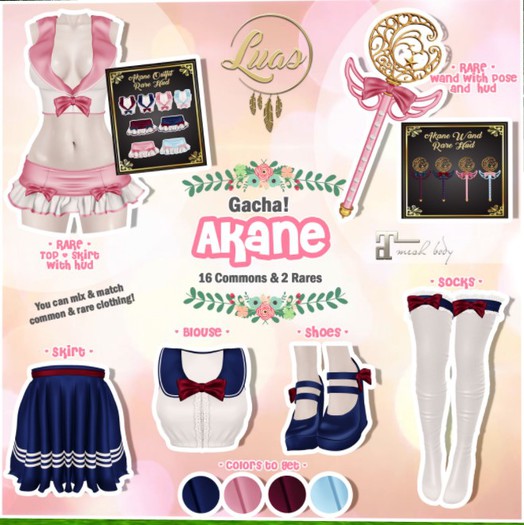 Luas Akane Skirt Garnet