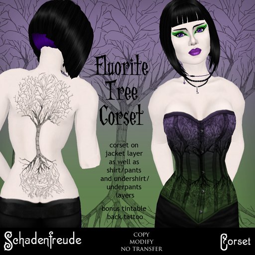 Schadenfreude Fluorite Tree Corset