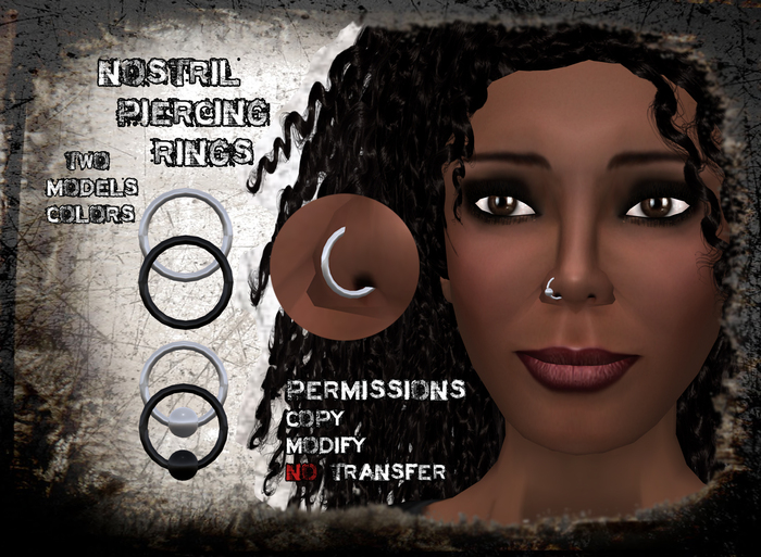 *AF* Nostril Piercing Rings