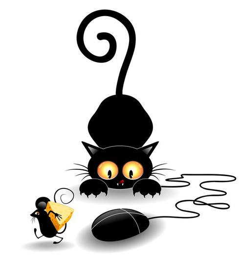 Wall Tattoo - Cat & Cmouse