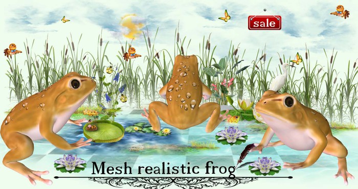 Mesh realistic frog (M&T) v. 4