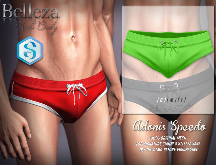 [ abrasive ] Adonis Speedo - Lime