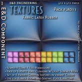 [FLR011] 6 Matte Vinyl Textures Colored Latex Textures Padded Cell Textures Furniture Cushion Texture by E&D ENGINEERING