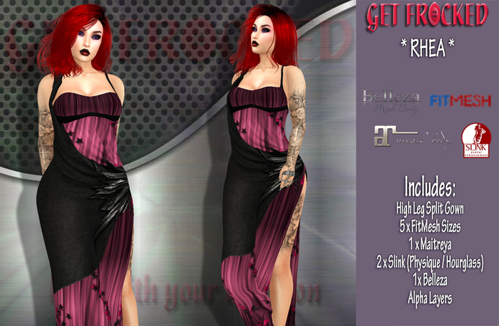{Get Frocked} RHEA Gown - Pink