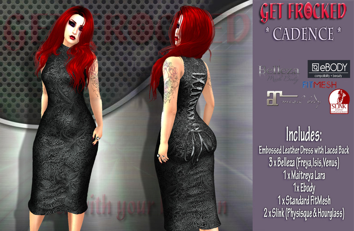 {Get Frocked} CADENCE Pencil Dress - BLACK