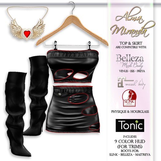 .: AlmaMiranda :. Kept Secrets Mini Skirt Leather Outfit
