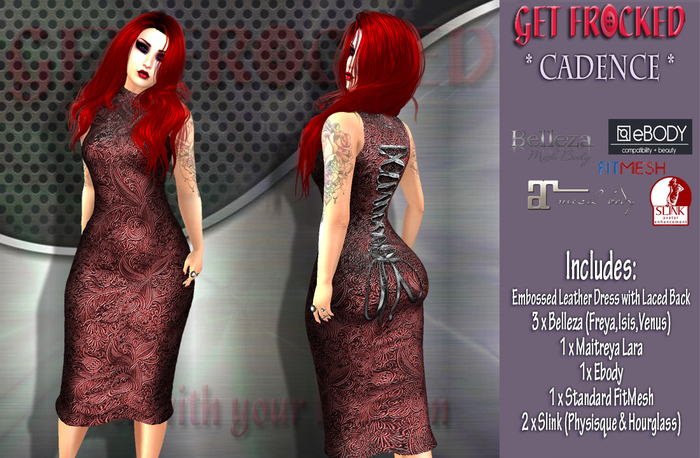 {Get Frocked} CADENCE Pencil Dress - RED