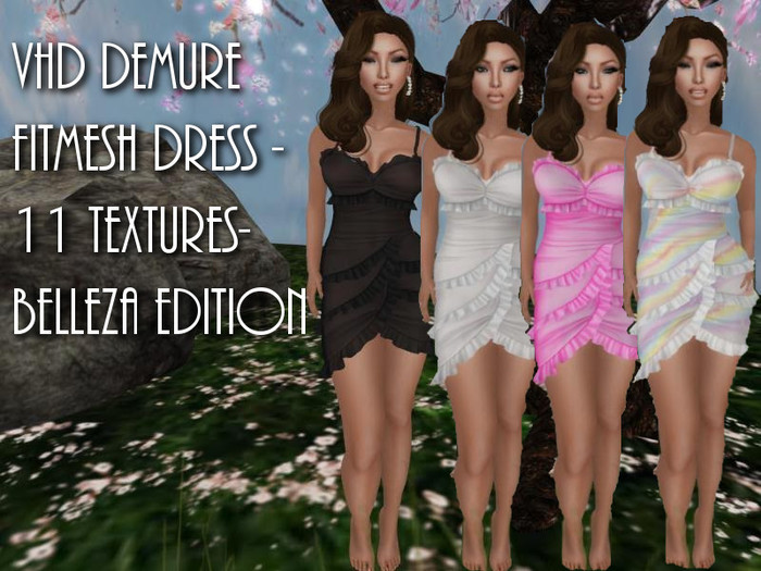 VHD Demure BELLEZA Fitmesh Dress (boxed)
