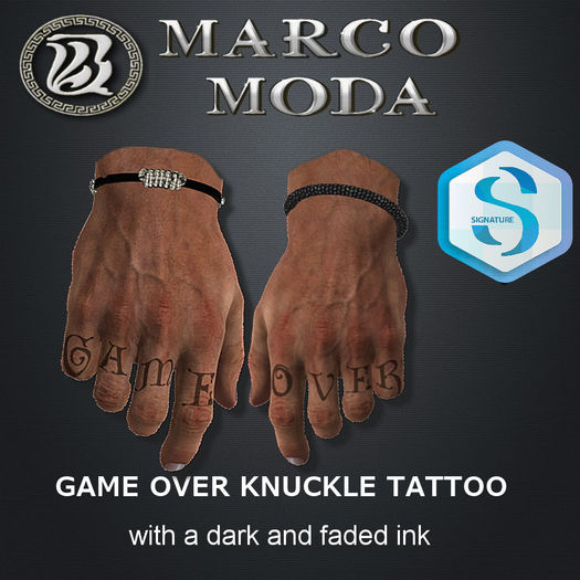 MMS GAME OVER TATTOO SIGNATURE