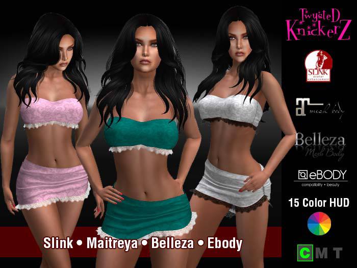 ::TK:: Roni  Lace Frill Top & Skirt