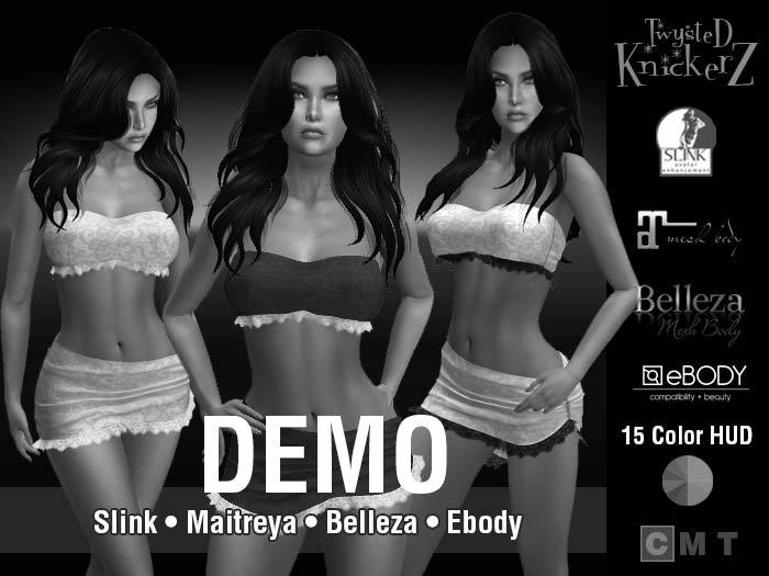 ::TK:: Roni  Lace Frill Top & Skirt DEMO