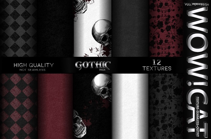 TEXTURE WOW!CAT PACK GOTHIC 01