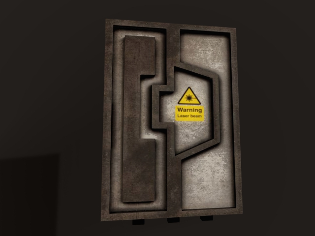 Transgenia Ship Door Laser Sign