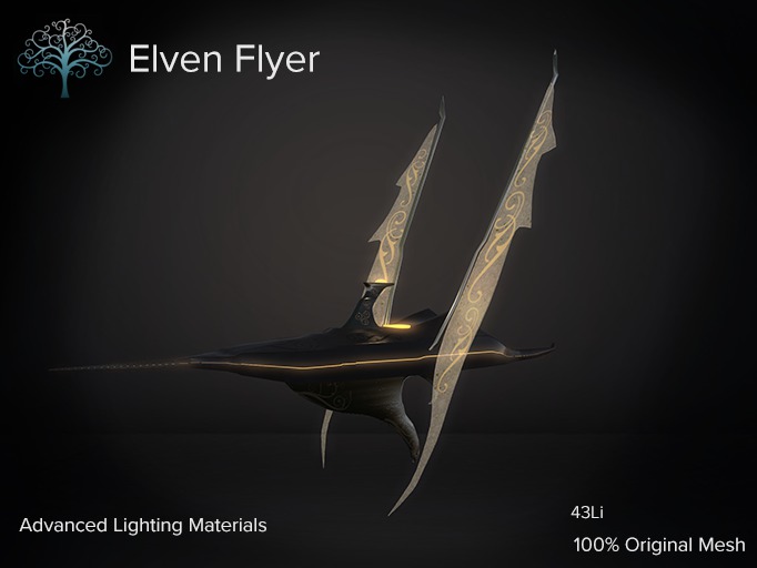 SF:: Elven Flyer  - Black (Boxed)