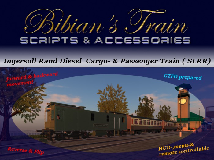 Ingersoll Rand Diesel Cargo- & Passenger Train (SLRR)