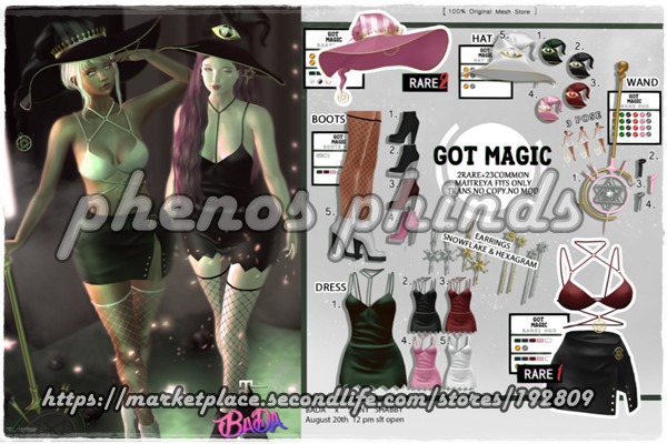 BADA--Got magic Dress White