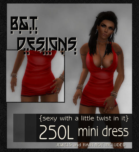 .Bijou ~ MiniDress << RED (mp.discount)