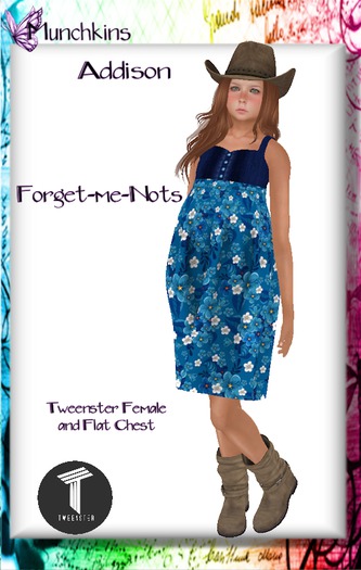 {M} [Addison Dress] [Forget-me-not]