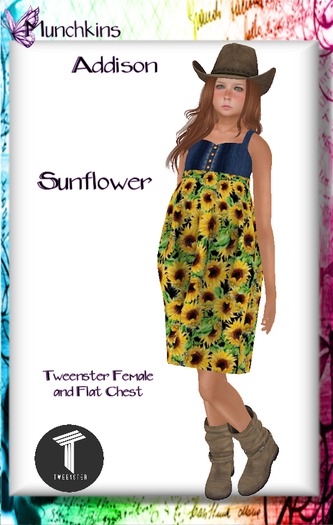 {M} [Addison Dress] [Sunflowers]